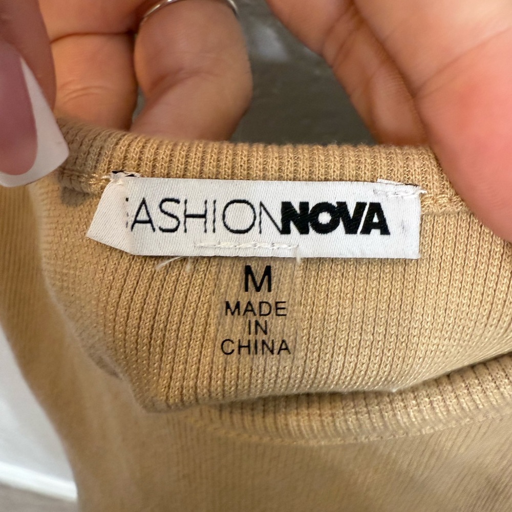 White Ribbed Tank Top - Picture 6 of 7